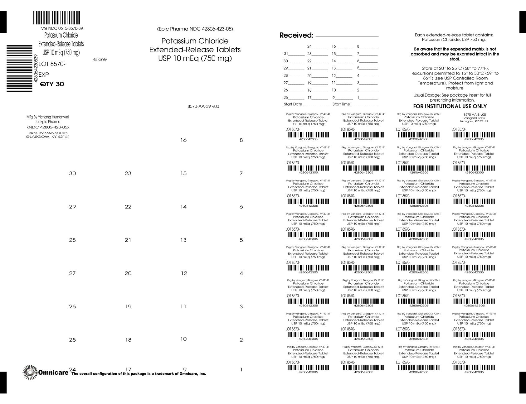 Pill image for These Highlights Do Not Include All The Information Needed To Use Potassium Chloride Extended-release Tablets Safely And Effectively. See Full Prescribing Information For Potassium Chloride Extended-release Tablets.