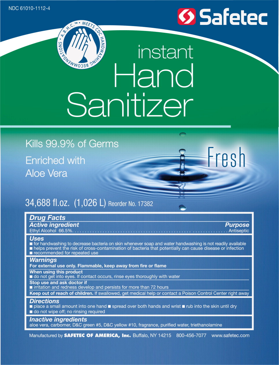 Pill image for Safetec Instant Hand Sanitizer