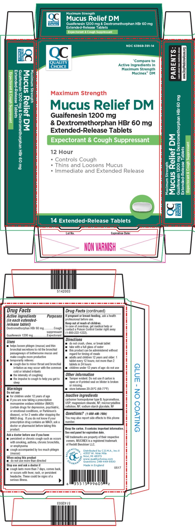 Pill image for Guaifenesin 1200 Mg & Dextromethorphan Hbr 60 Mg Extended-release Tablets