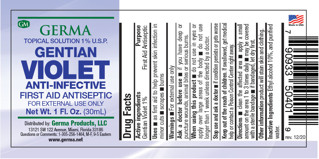 Pill image for Gentian Violet Antiseptic
