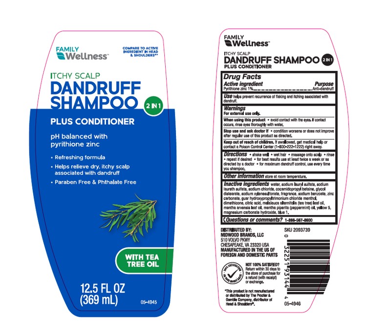 Pill image for Walgreens Dandruff Shampoo & Conditioner 2 In 1 Itchy Scalp