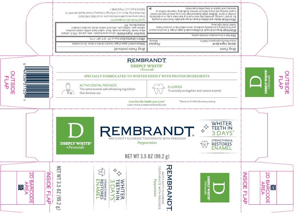 Pill image for Rembrandt D Deeply White® Plus Peroxide Drug Facts