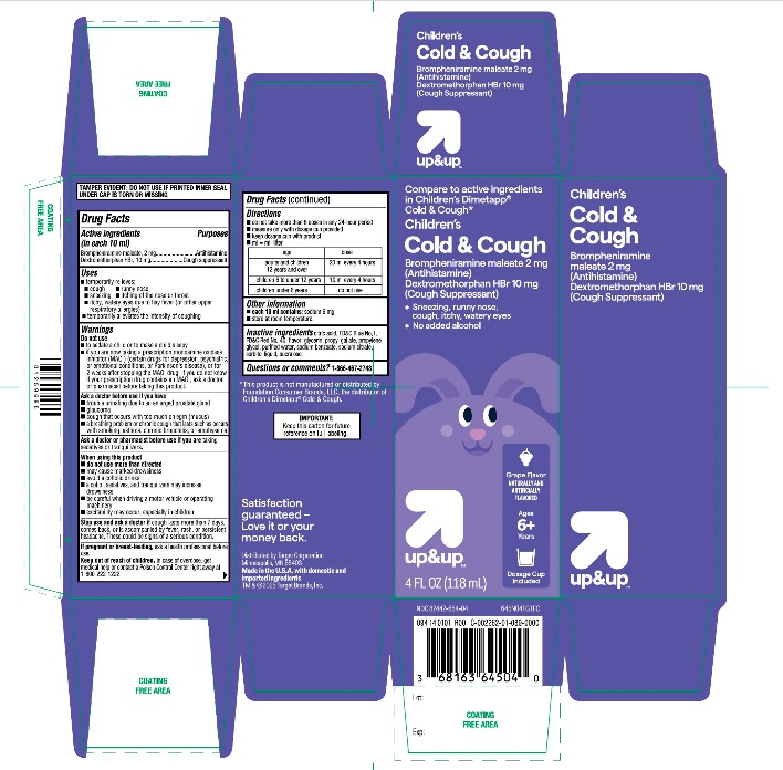 Pill image for Target Children’s Cold & Cough Drug Facts