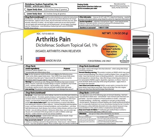Pill image for Diclofenac Sodium 1% Topical Arthritis Gel