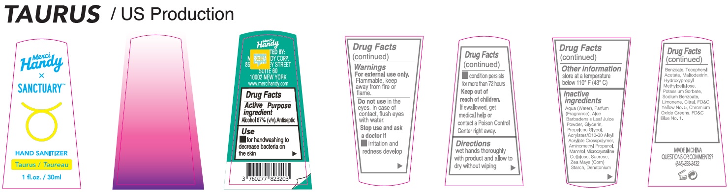 Pill image for merci handy sanctuary hand sanitizer taurus