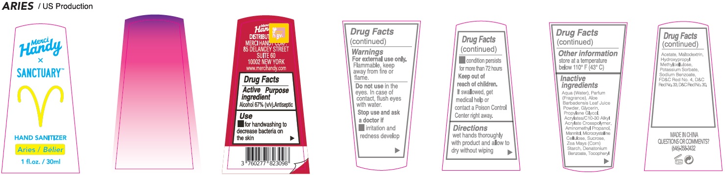 Pill image for merci handy sanctuary hand sanitizer aries