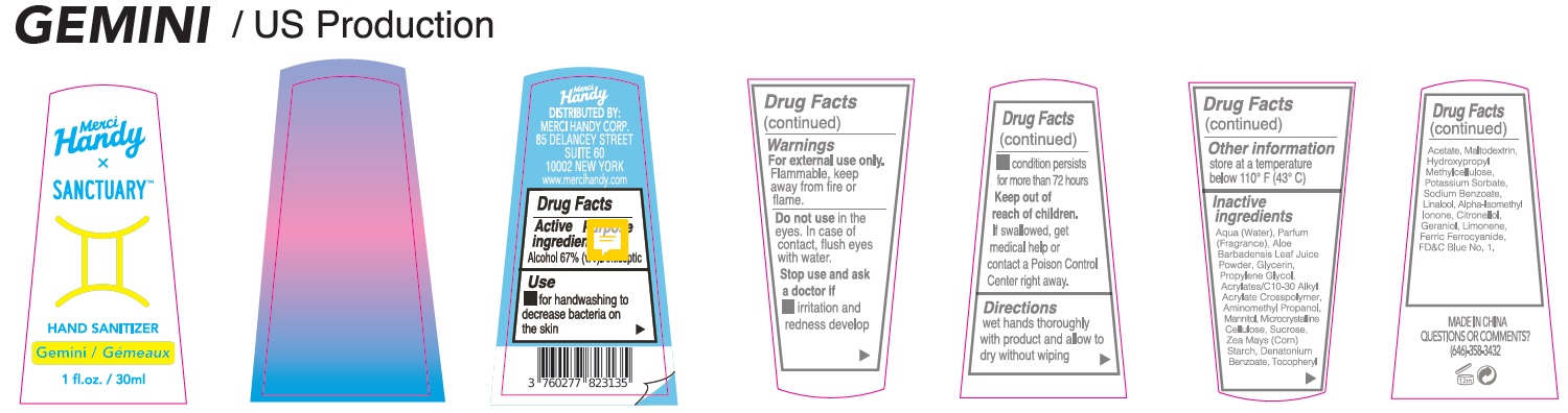 Pill image for merci handy sanctuary hand sanitizer gemini