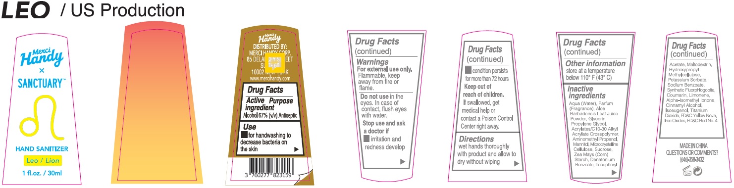 Pill image for merci handy sanctuary hand sanitizer leo