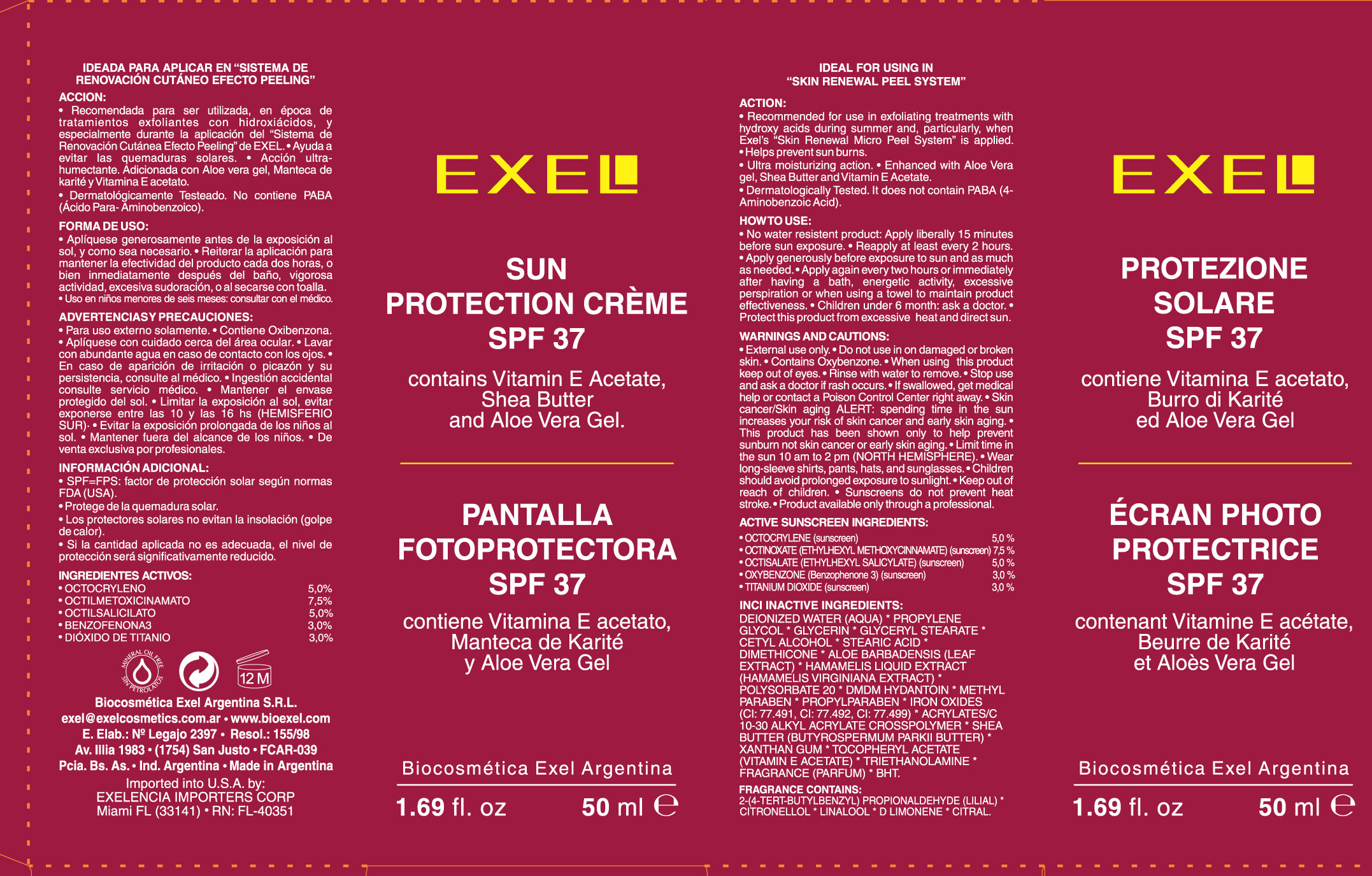 Pill image for sun protection creme spf 37