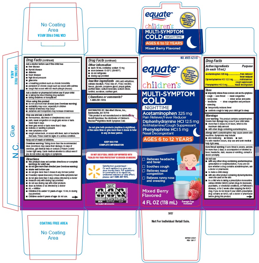 Pill image for Equate Children's Multi-symptom Cold Nighttime