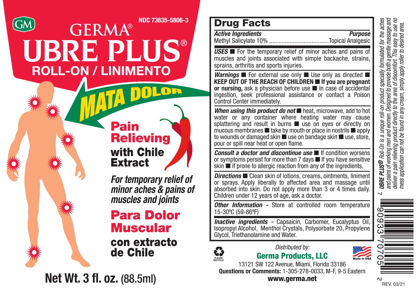 Pill image for Linimento Ubre Plus (roll-on)