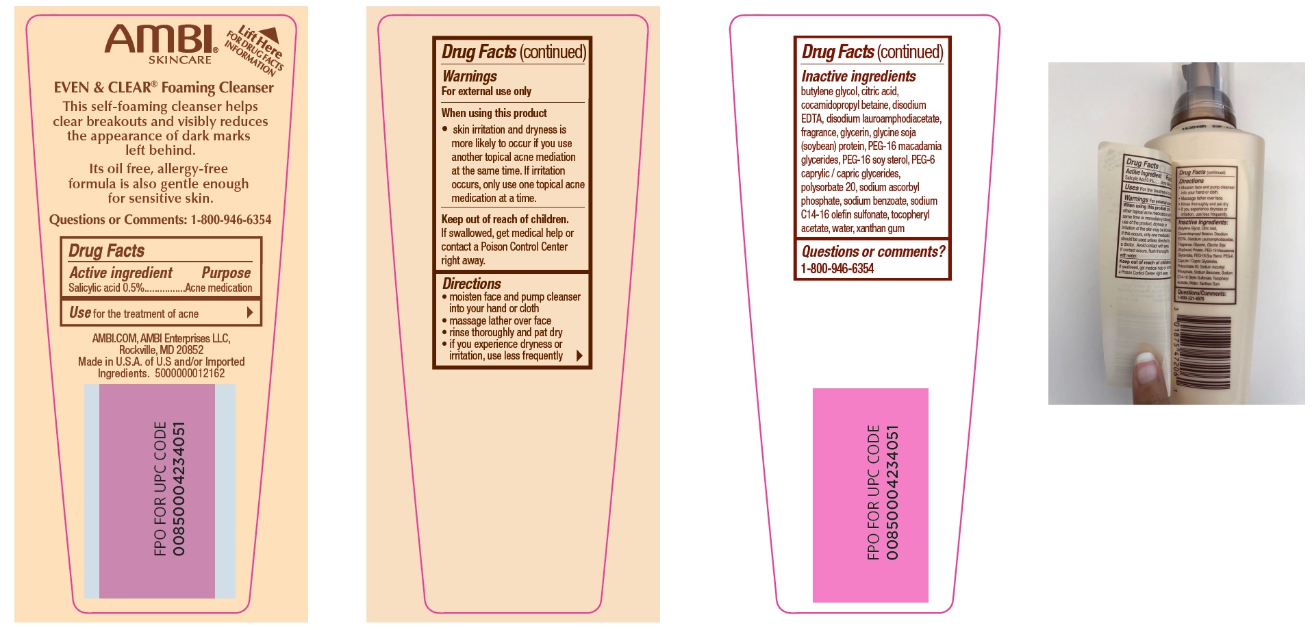 Pill image for Even & Clear Foaming Cleanser