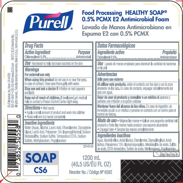Pill image for Purell Food Processing Healthy Soap 0.5% Pcmx Antimicrobial E2 Foam Handwash