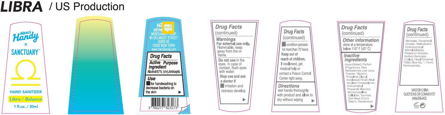 Pill image for merci handy sanctuary hand sanitizer libra