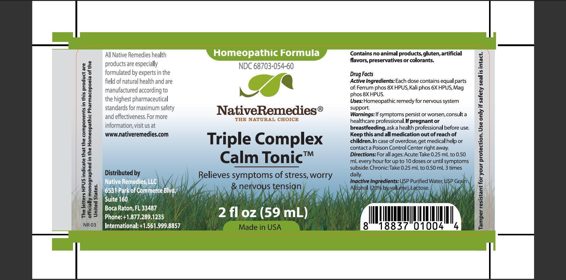 Pill image for Triple Complex Calm Tonic