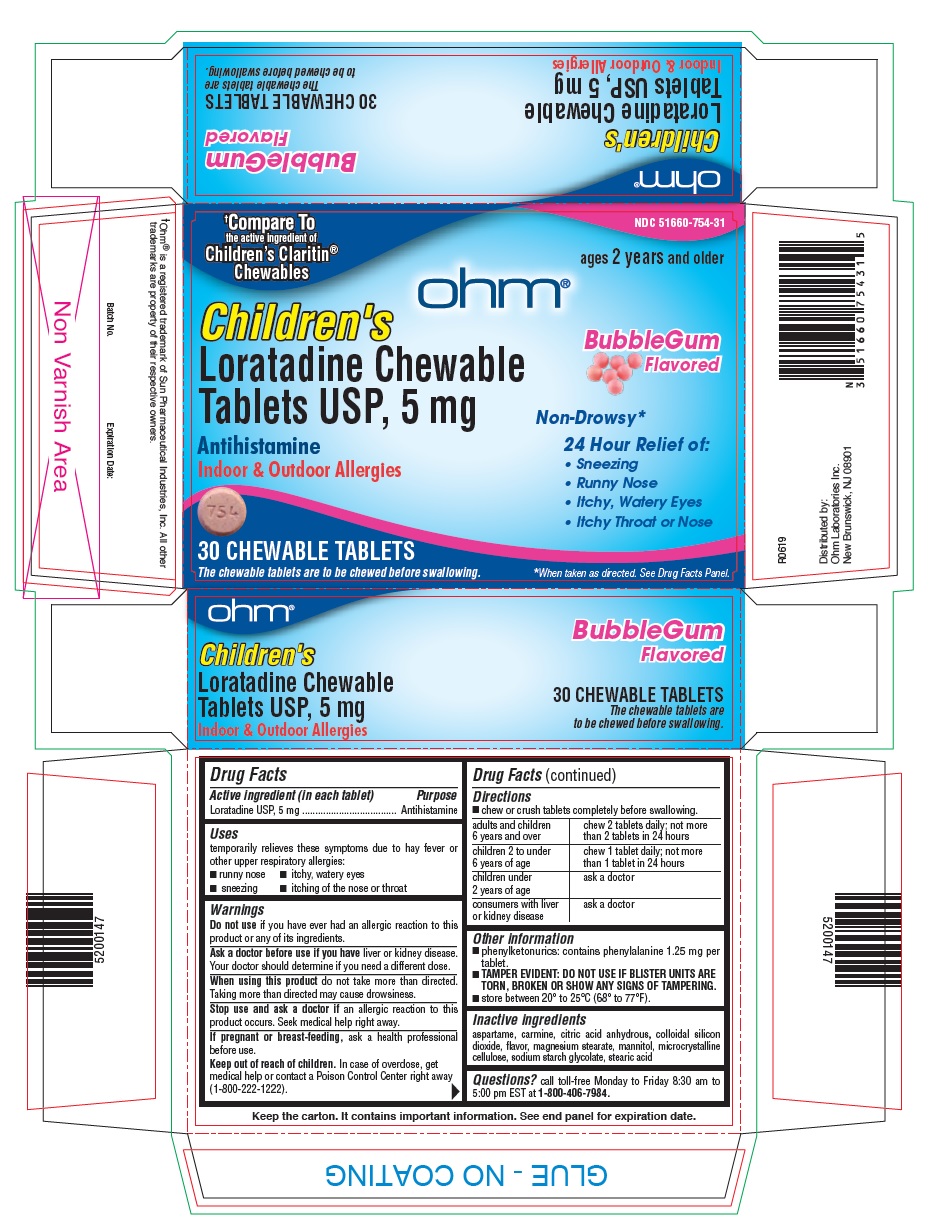 Pill image for Children's Loratadine Chewable Tablets Usp, 5 Mg