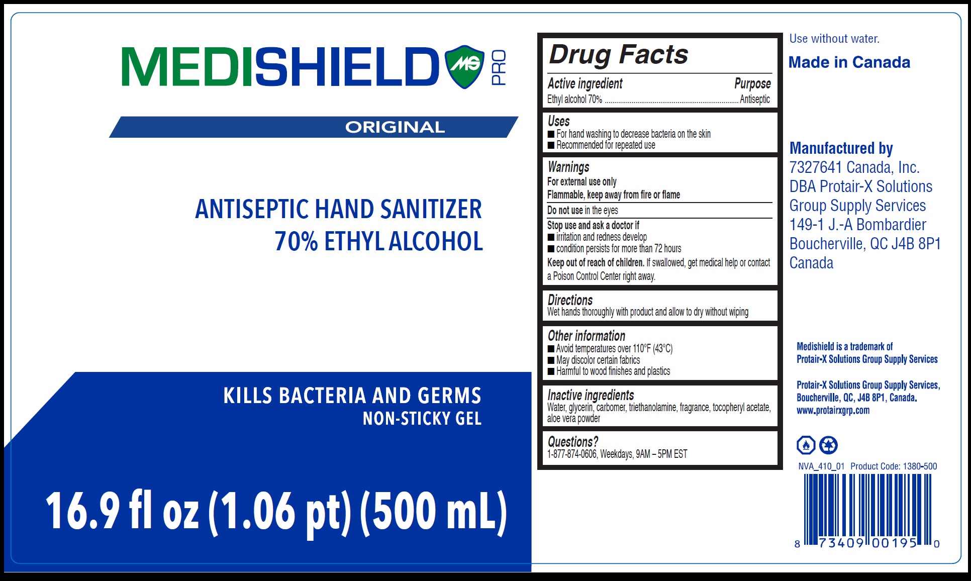 Pill image for Medishield Pro Original Antiseptic Hand Sanitizer