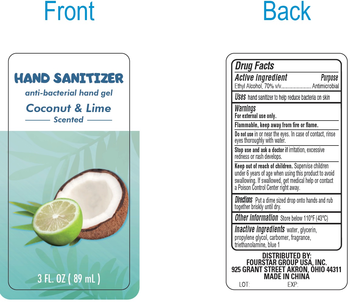Pill image for Coconut & Lime Scented Hand Sanitizer Gel
