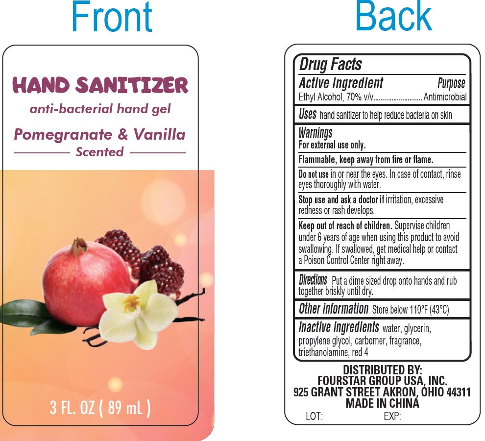 Pill image for Pomegranate & Vanilla Scented Hand Sanitizer Gel