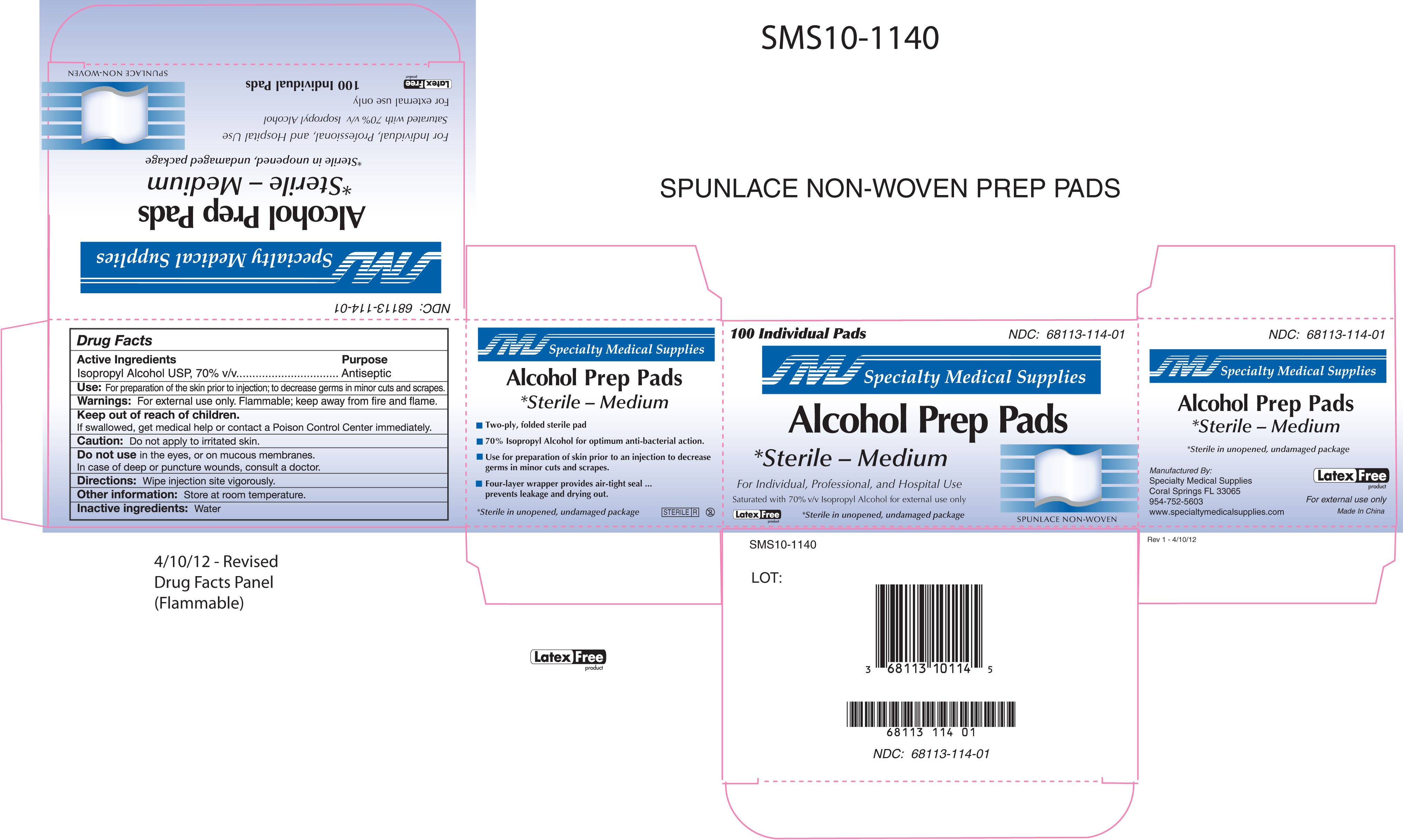 Pill image for Sterile Alcohol Prep Pad