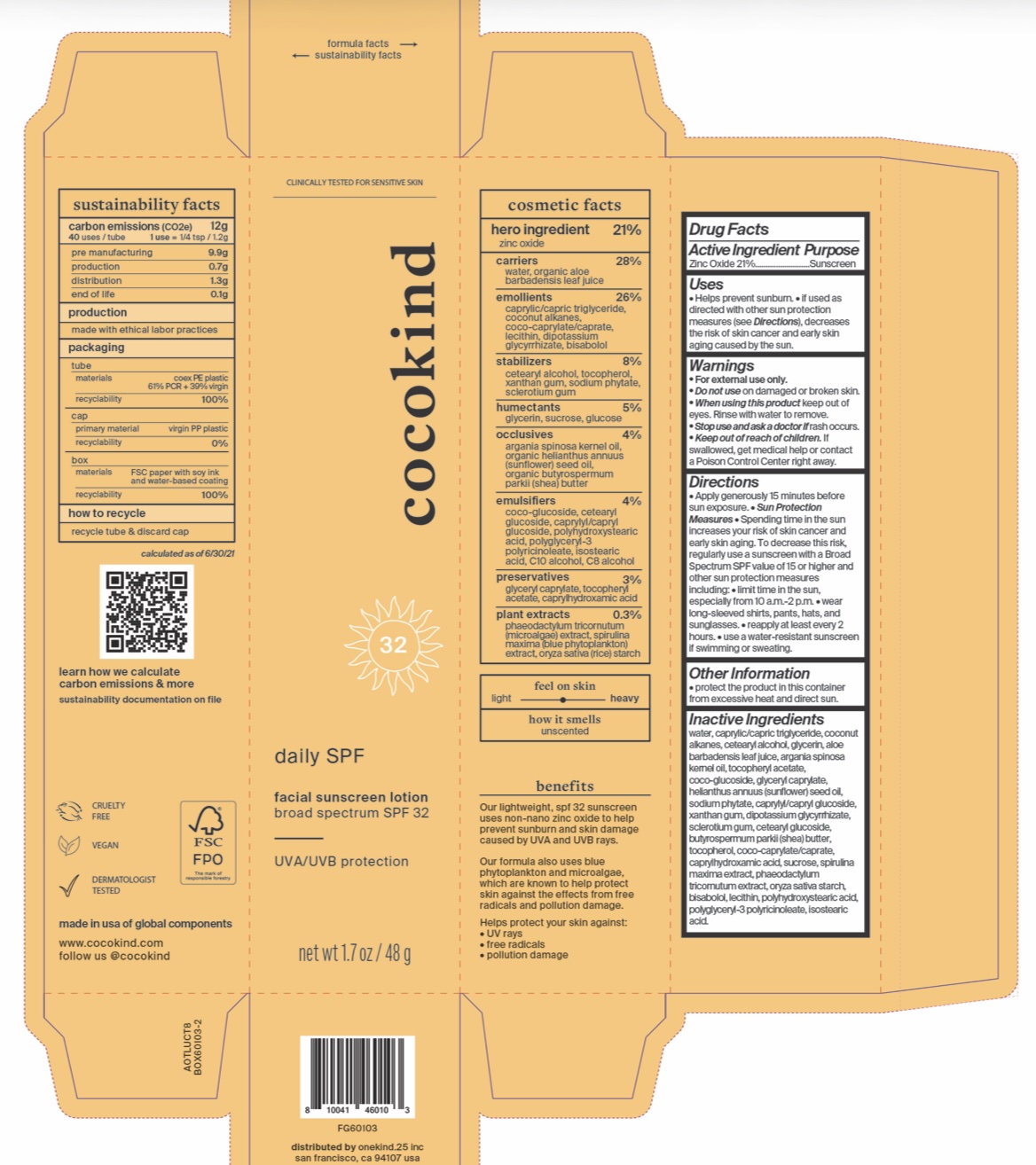 Pill image for Daily Spf Facial Sunscreen Lotion Broad Spectrum Spf 32