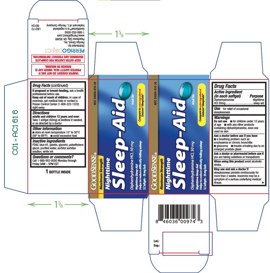 Pill image for 410 - Nighttime Sleep Aid