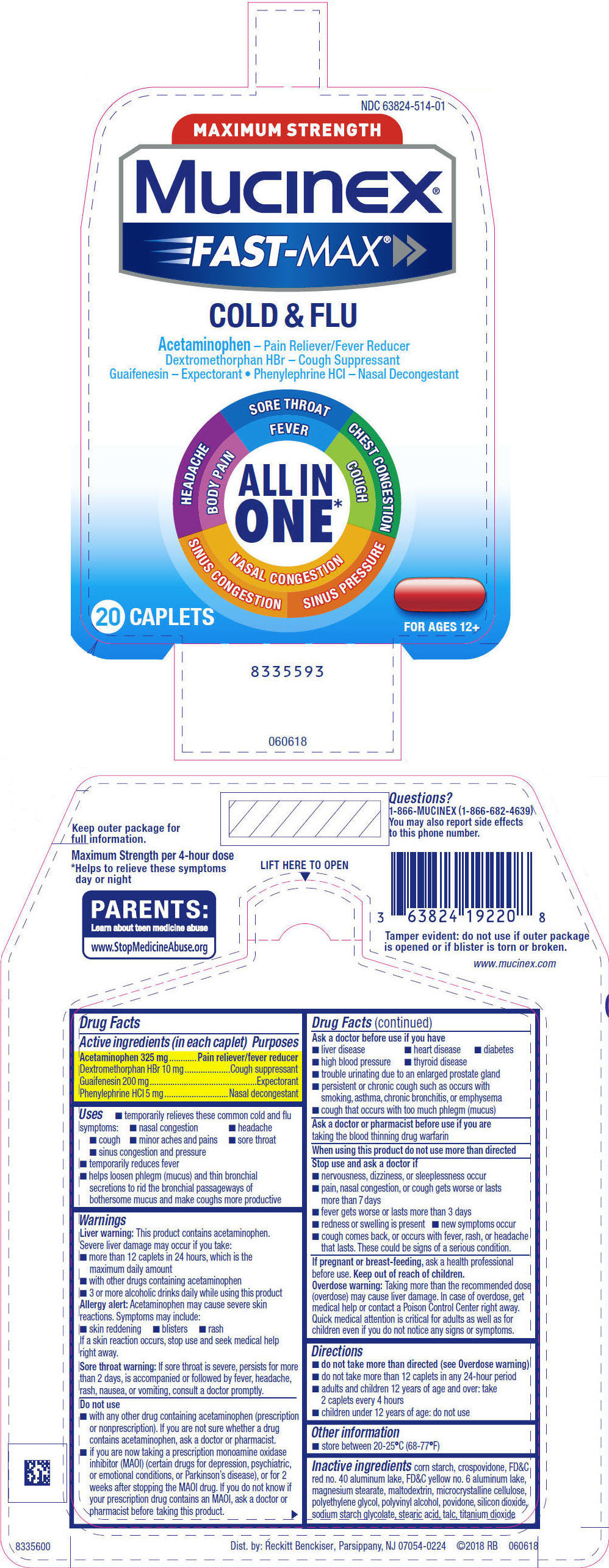 Pill image for Mucinex® Fast-max ®
