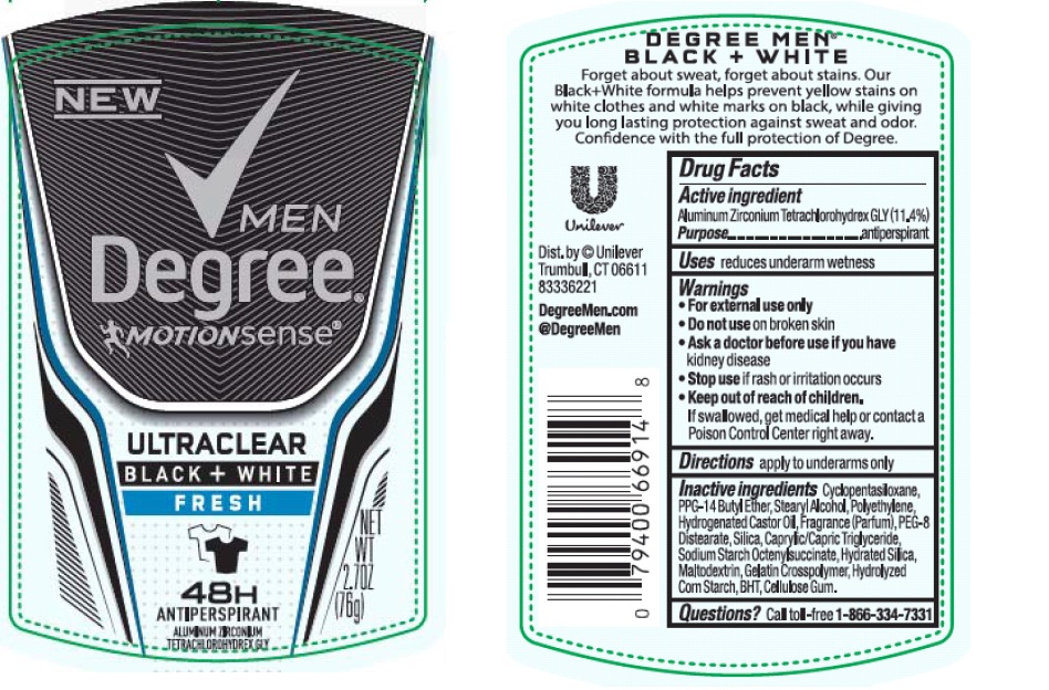 Pill image for Degree Men-motionsense Ultraclear Black And White Fresh 48h antiperspirant