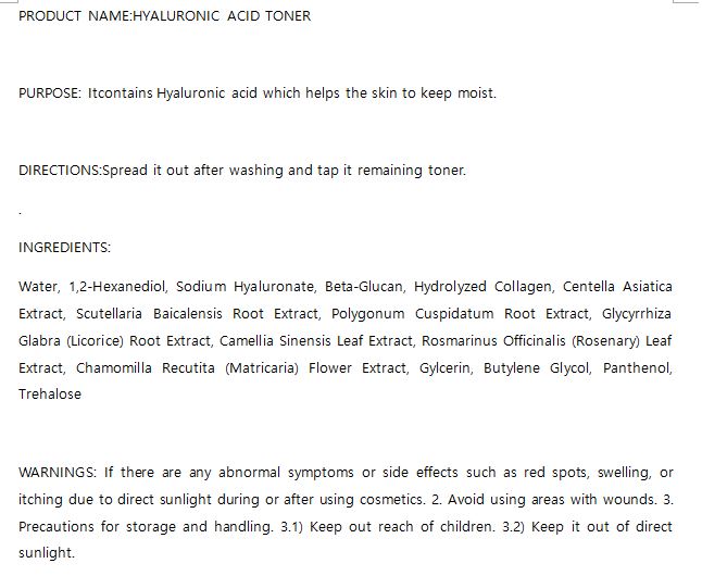Pill image for J&j Company - Stop-aging Peptide Toner