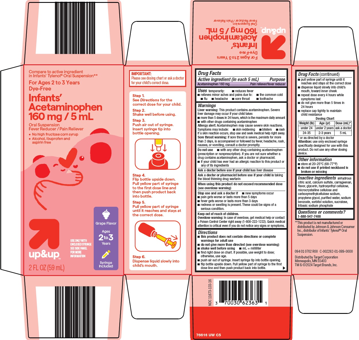 Pill image for Target Corporation Infants’ Acetaminophen Drug Facts