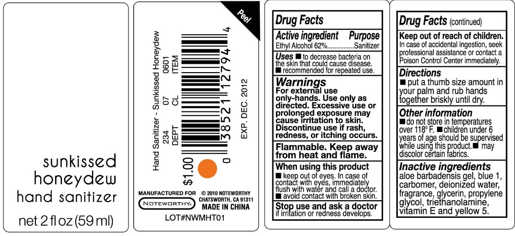 Pill image for Sunkissed Honeydew Hand Sanitizer