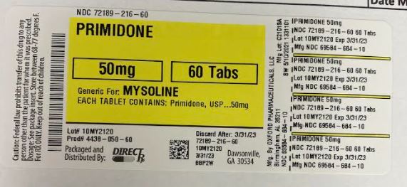 Pill image for Primidone