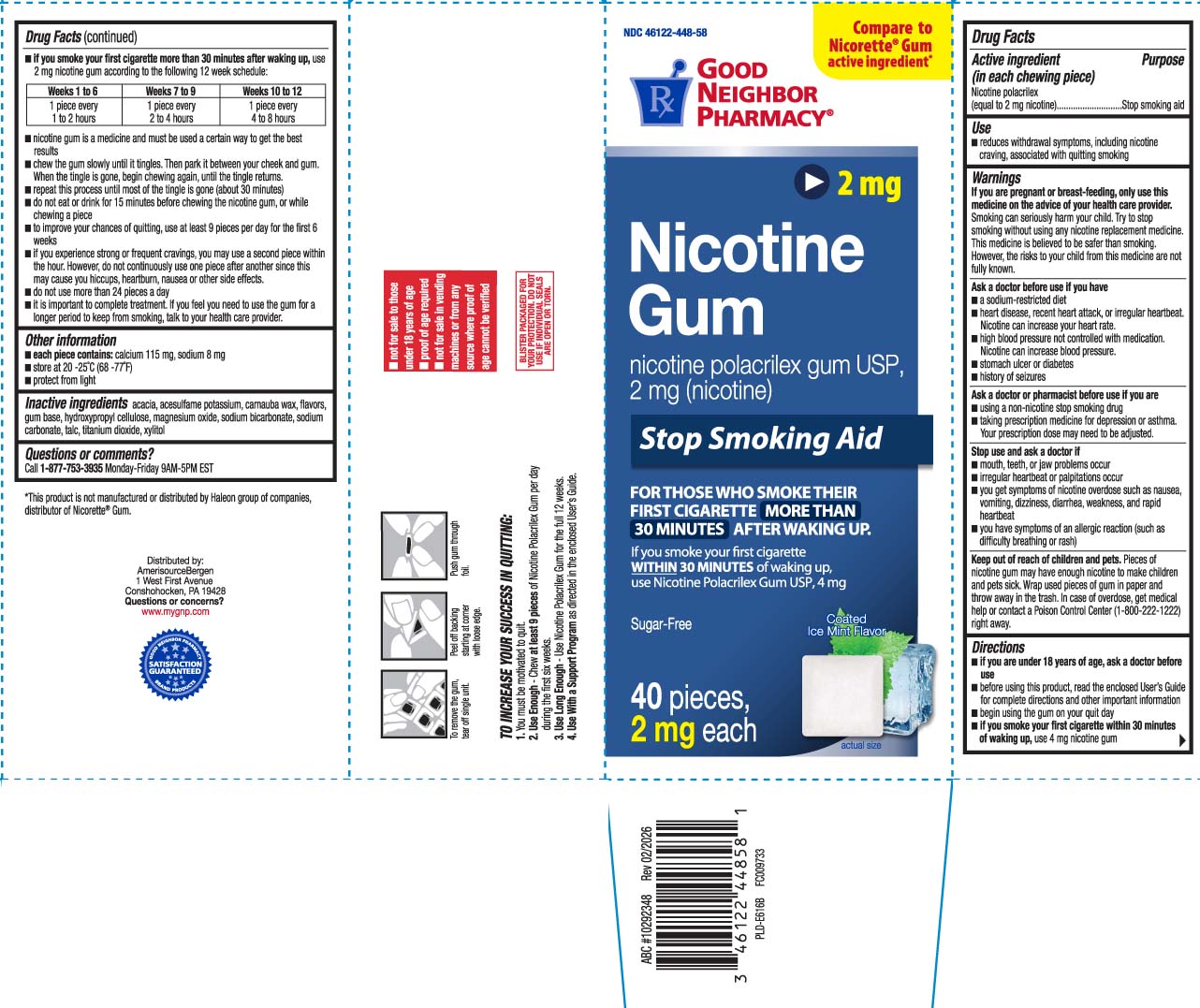 Pill image for Nicotine Polacrilex coated Ice Mint 2 Mg And 4 Mg - Amerisourcebergen