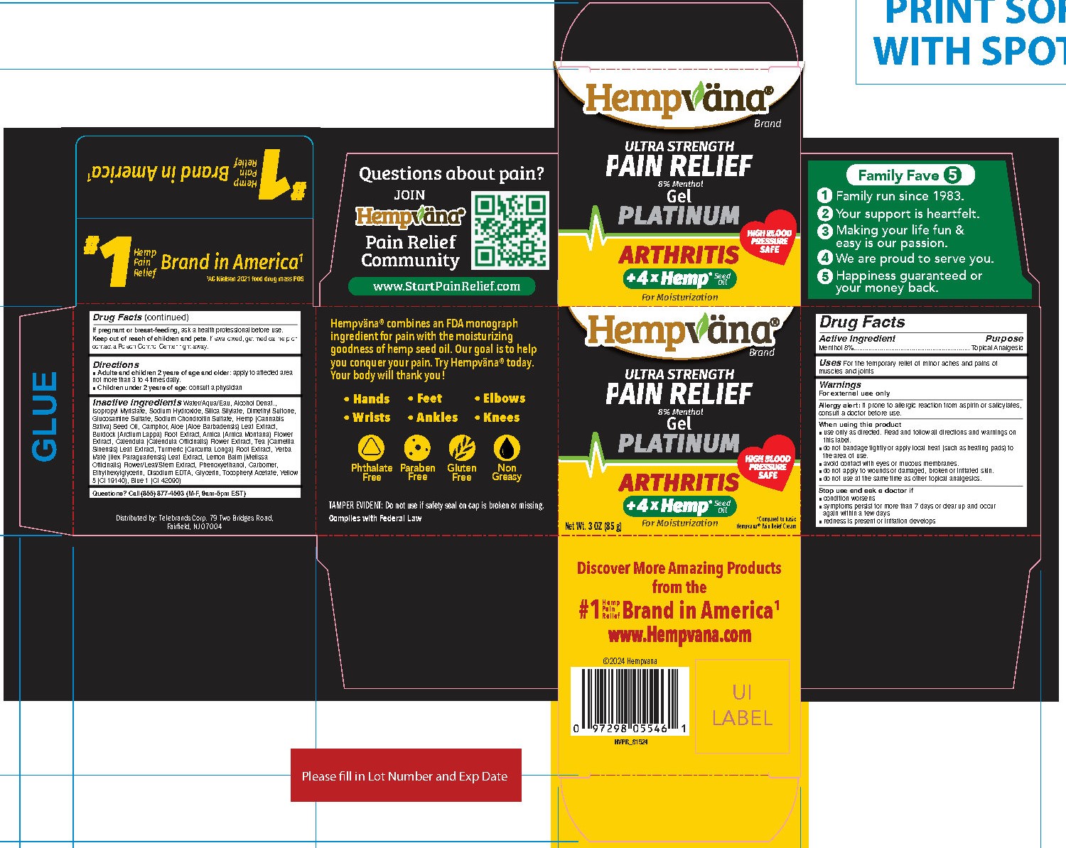 Pill image for Hempvana Ultra Strength Pain Relief Gel Platinum - Arthritis