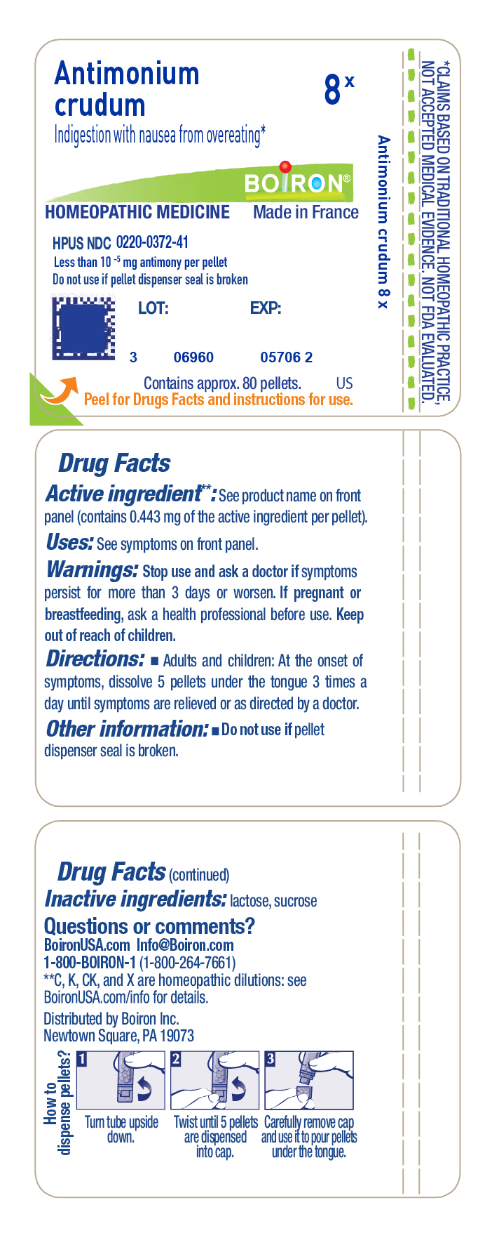Pill image for Antimonium Crudum 8x