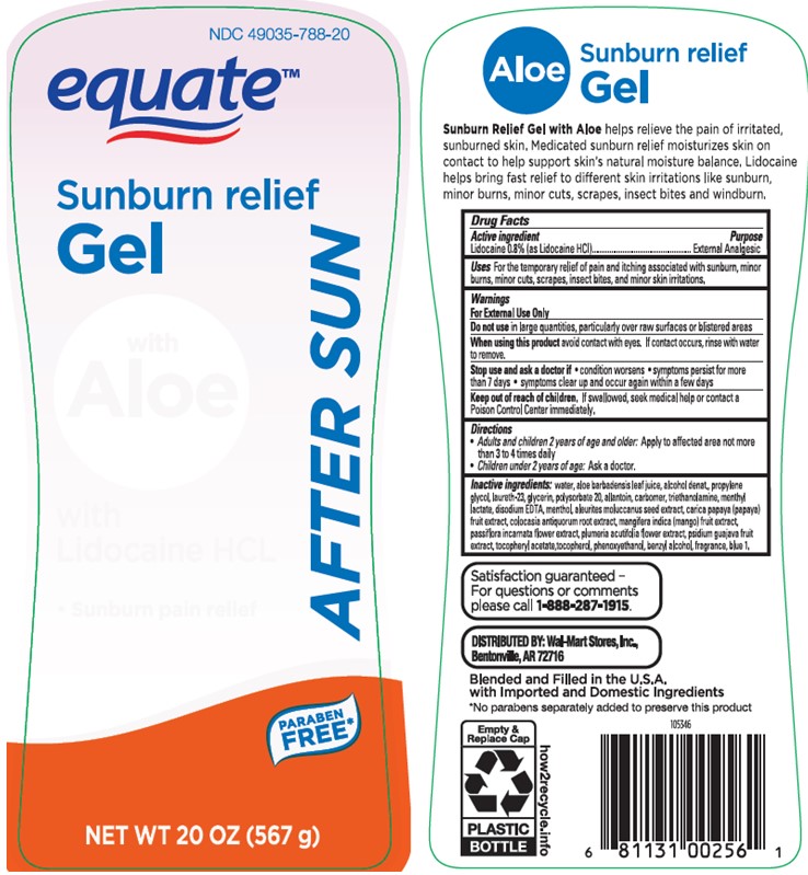 Pill image for Equate Sunburn Relief With Aloe After Sun Gel
