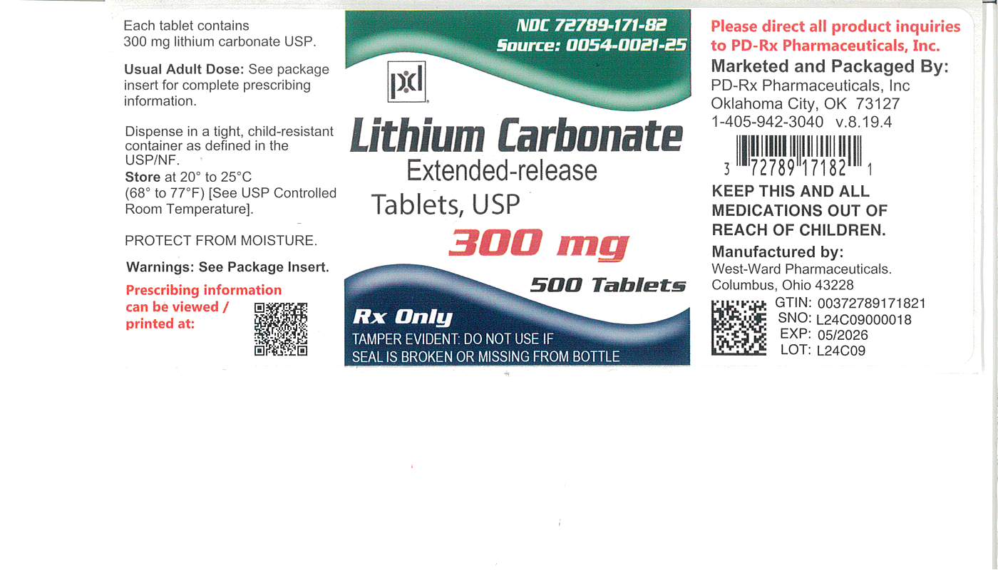 Pill image for Lithium Carbonate Extended-release Tablets, Usp