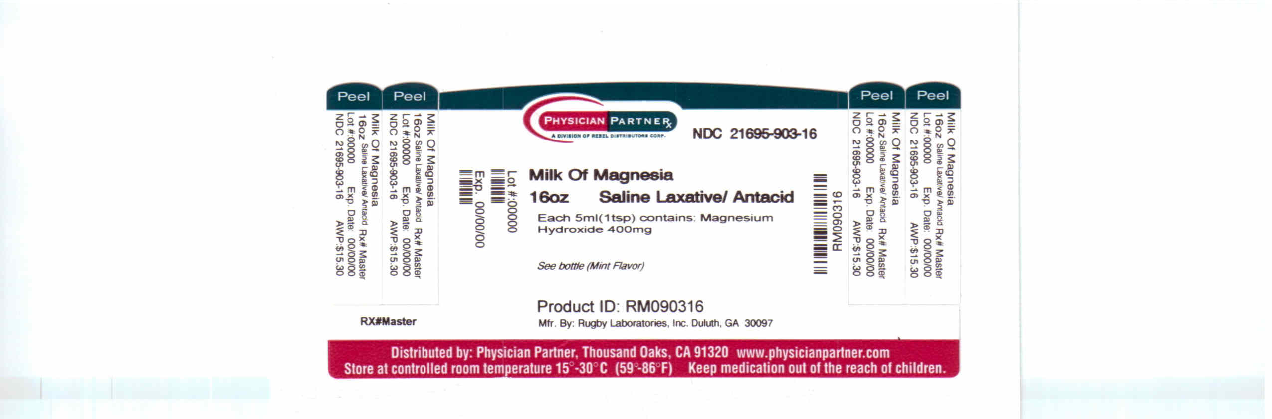 Pill image for Milk Of Magnesia Drug Facts