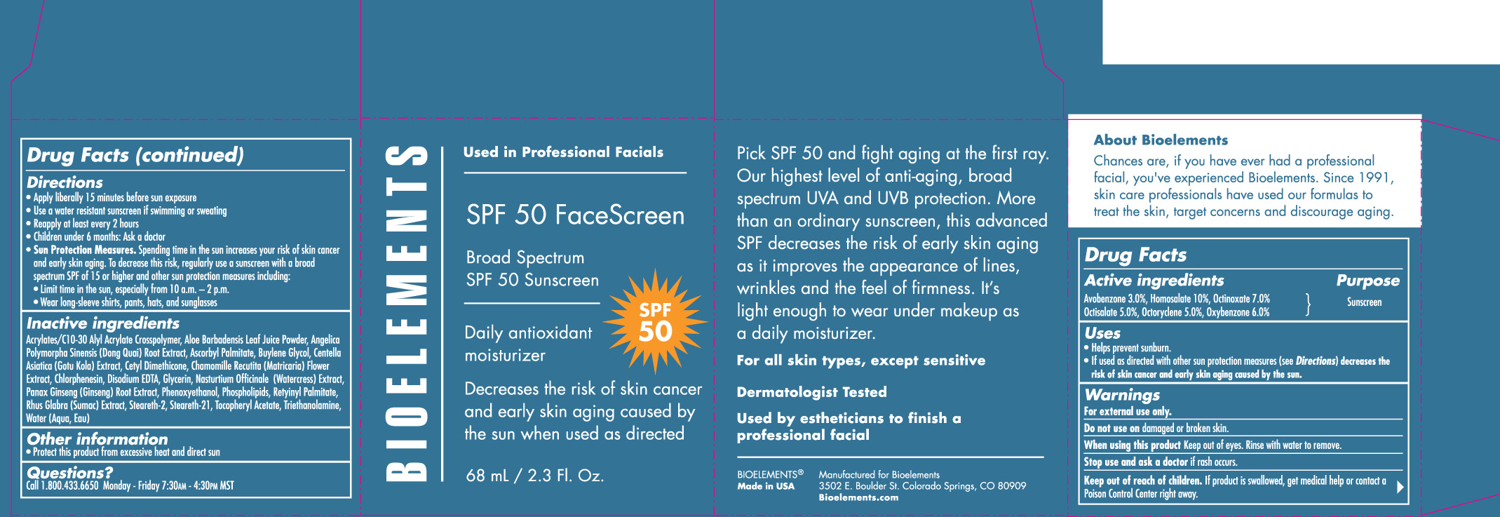 Pill image for Spf 50 Facescreen