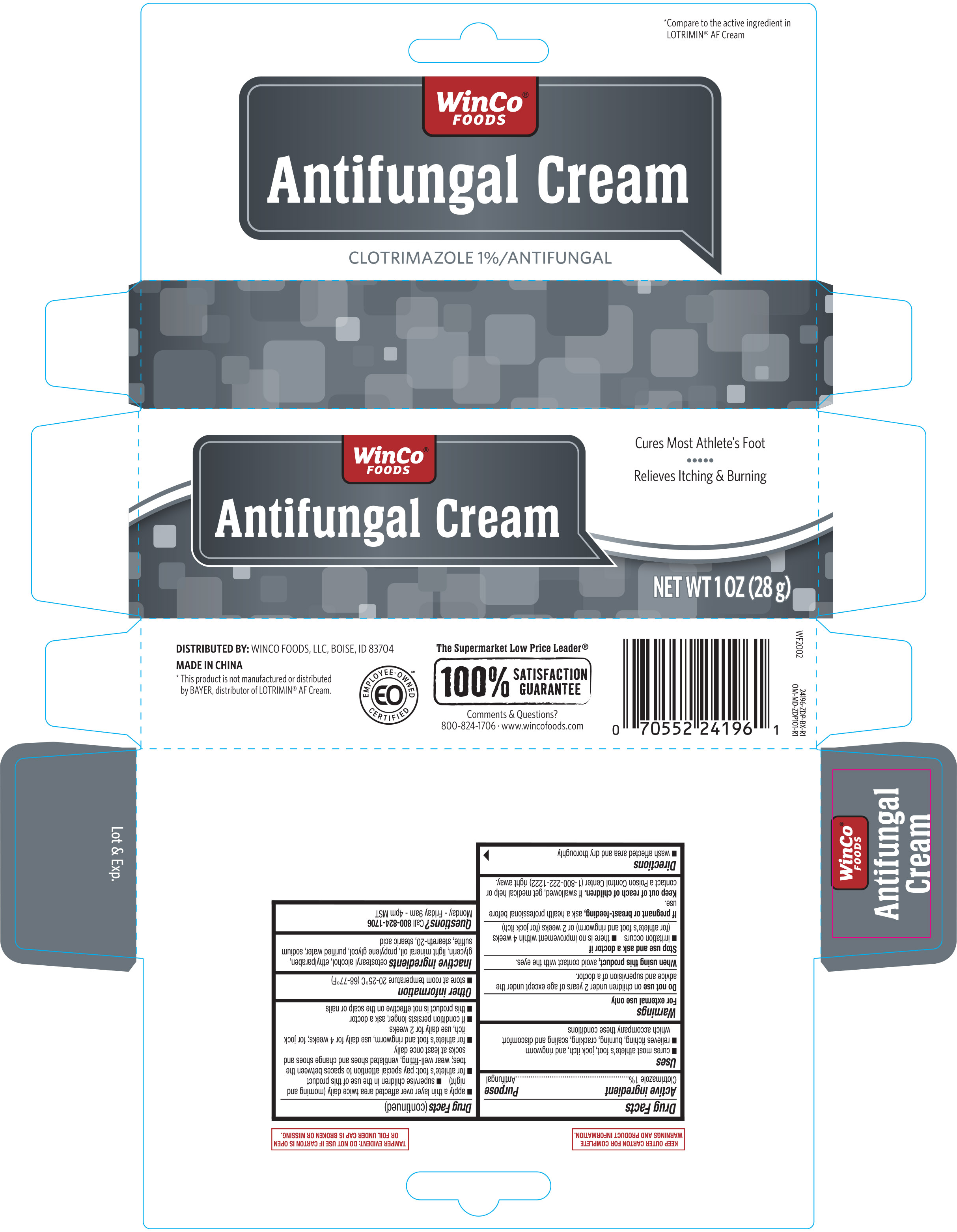 Pill image for winco antifungal clotrimazole cream 1 oz 24196 zdp 2021