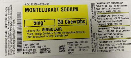 Pill image for Montelukast Sodium