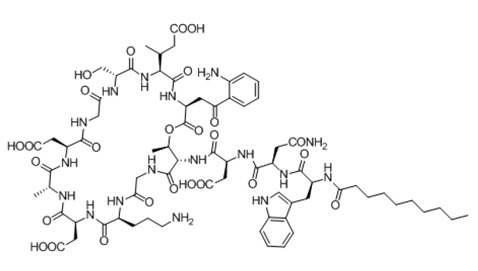 Pill image for These Highlights Do Not Include All The Information Needed To Use Daptomycin For Injection Safely And Effectively. See Full Prescribing Information For Daptomycin For Injection.