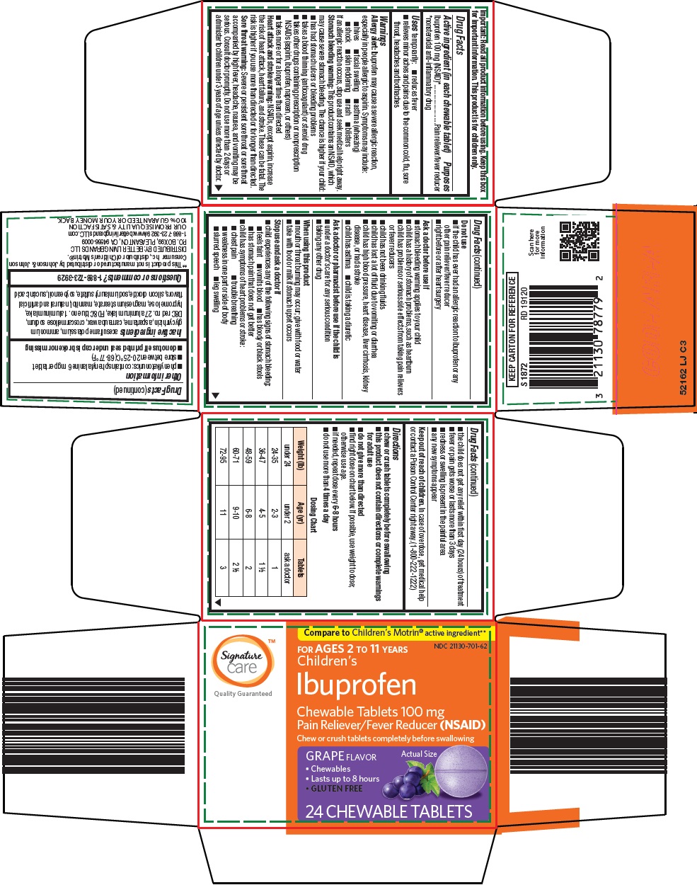 Pill image for Better Living Brands Llc Children’s Ibuprofen Drug Facts