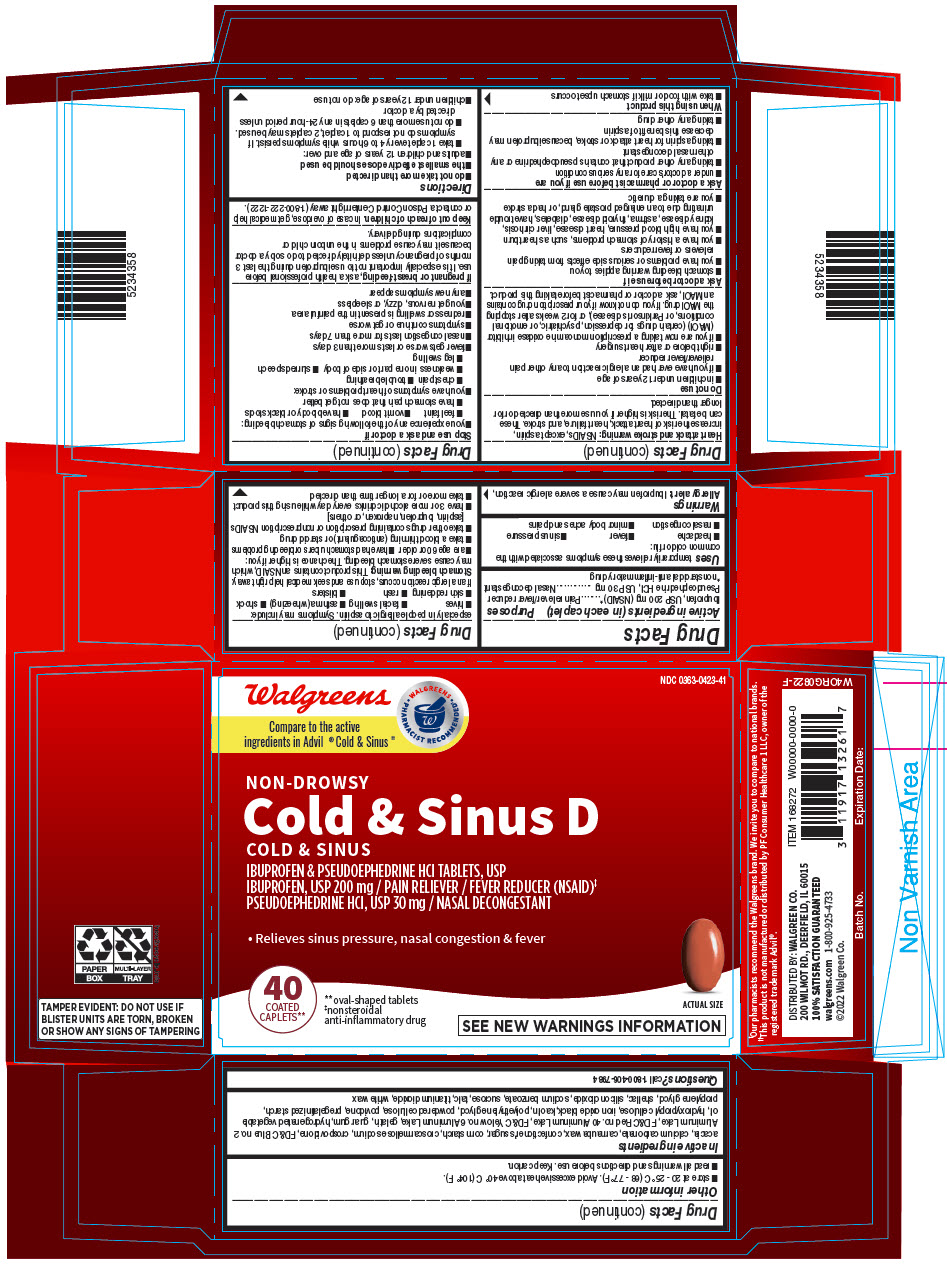 Pill image for Ibuprofen & Pseudoephedrine Hcl Tablets, Usp
