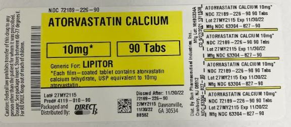 Pill image for Atorvastatin Calcium