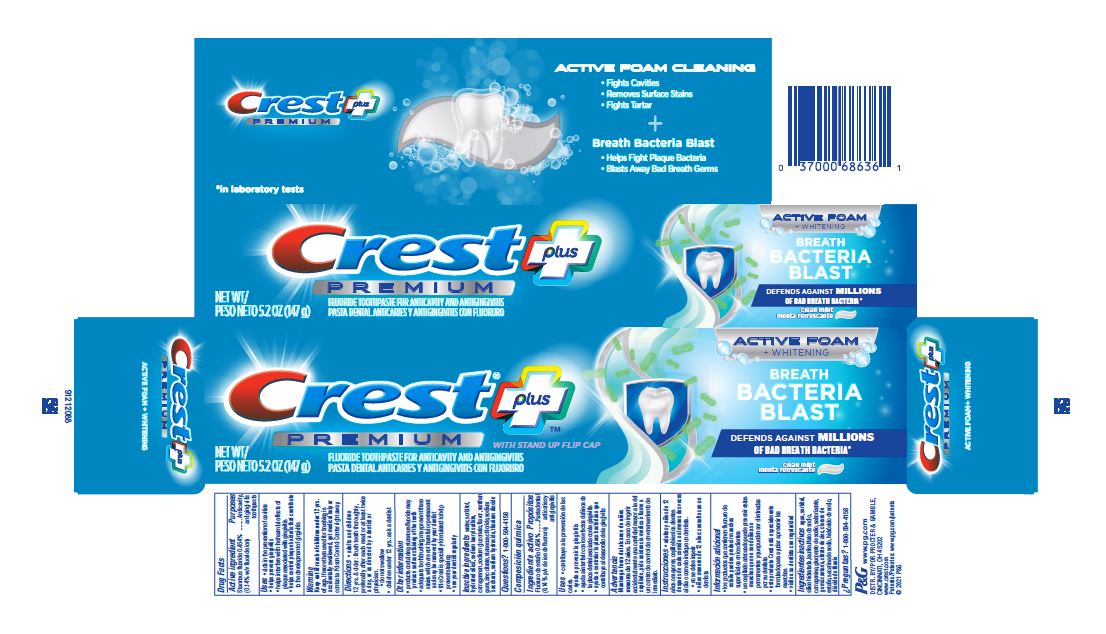 Pill image for Crest Premium Plus Breath Bacteria Blast