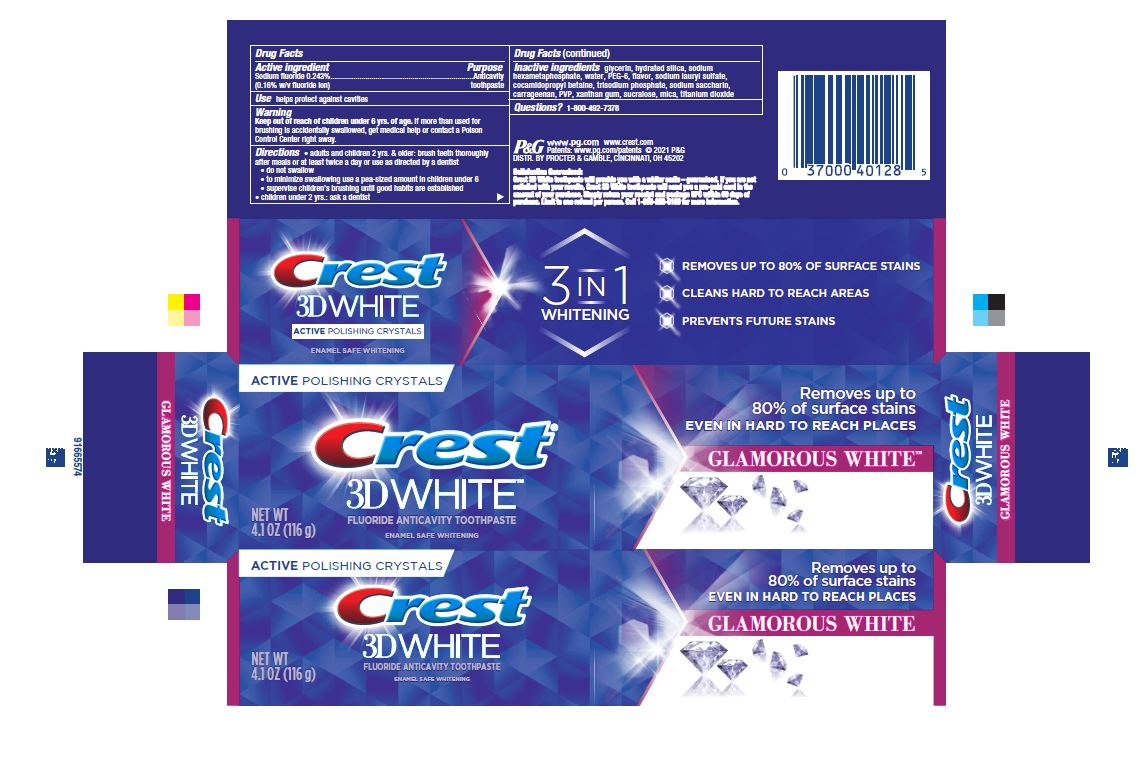 Pill image for Crest 3d White Glamorous White