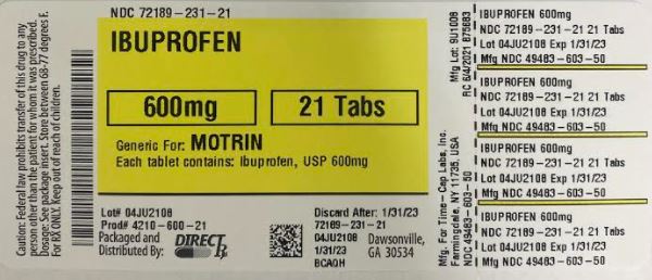 Pill image for Ibuprofen