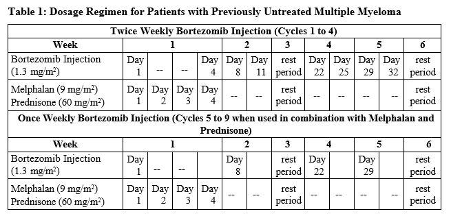 Pill image for These Highlights Do Not Include All The Information Needed To Use Bortezomib Injection Safely And Effectively.see Full Prescribing Information For Bortezomib Injection.                                                                                                                                                              Bortezomib Injection, For Intravenous Use Initial U.s. Approval: 2003