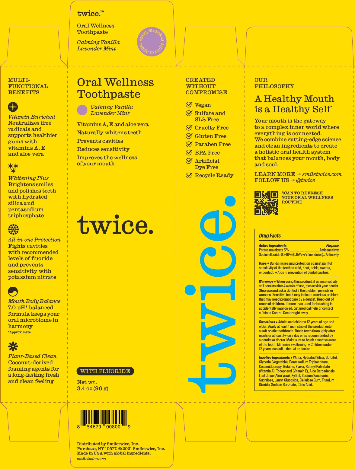 Pill image for Vanilla Lavender Mint Toothpaste